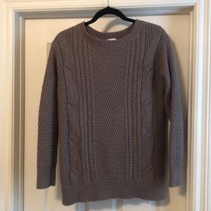 grey/beige oversized sweater